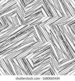 pattern with hand drawn intersecting black segments
