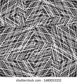 pattern with hand drawn intersecting white lines