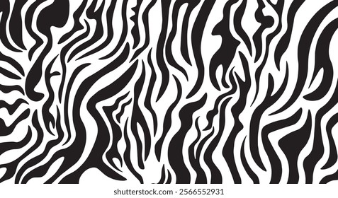 Pattern with hand drawn lines background