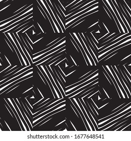 pattern with hand drawn oblique white segments