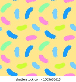 Pattern hand drawn seamless brushes.Expressive dry color seamless pattern. Minimalistic creative trend strokes. Winter, spring or summer seasons. Vector design for cover, print, textile or wrapp paper
