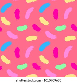 Pattern hand drawn seamless brushes.Expressive dry color seamless pattern. Minimalistic creative trend strokes. Winter, spring or summer seasons. Vector design for cover, print, textile or wrapp paper