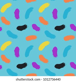 Pattern hand drawn seamless brushes.Expressive dry color seamless pattern. Minimalistic creative trend strokes. Winter, spring or summer seasons. Vector design for cover, print, textile or wrapp paper