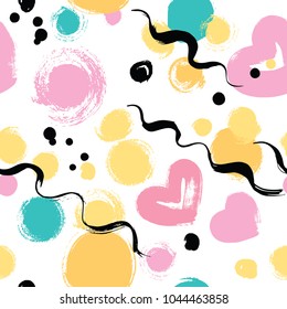 Trama de cepillos sin fisuras dibujados a mano.Pinceles expresivos y secos sin fisuras. Tendencias creativas minimalistas. Diseño vectorial para papel de tapa, papel impreso, textil o envoltura.