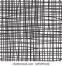 pattern with hand made intersecting black lines