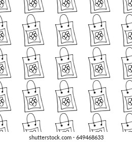 pattern handbag