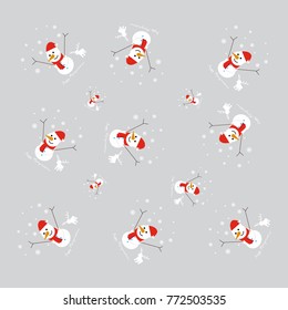 Pattern happy Merry Christmas