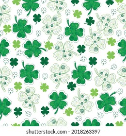 pattern happy st patrick's day 