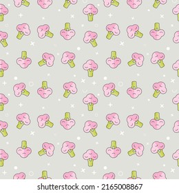 Pattern Healthy Food Textile Broccoli 