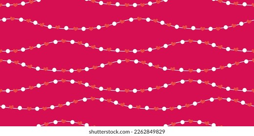 ฺBeautiful pattern heart Garland Valentine's Day light design. flag railing heart shaped lights For decorating birthday cards, Valentine's cards, or wedding cards.	  Heart pattern pink and red color.