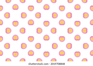 Pattern Heart in pink gradient for gift wrapping paper. vector illustration
