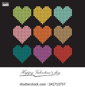pattern heart valentine's day