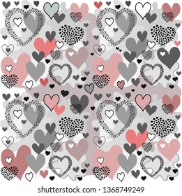 pattern with hearts