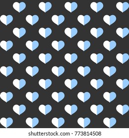 pattern of hearts. background