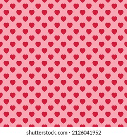 Pattern with hearts. Background for Valentine's Day or other holiday. Packing paper.