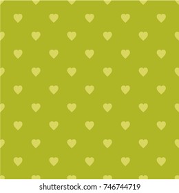 Pattern with hearts. Flat Scandinavian style for print on fabric, gift wrap, web backgrounds, scrap booking, patchwork  Vector illustration Seamless background