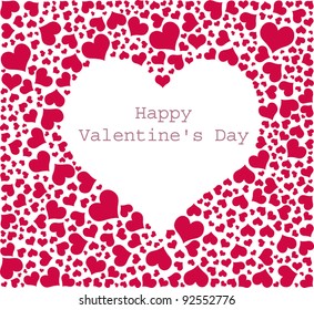 Pattern hearts, Happy Valentine's Day
