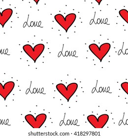  pattern of hearts. print fabric.
