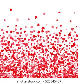 Pattern With Hearts. Valentines Day Background. 