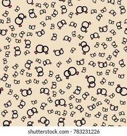 Pattern with hearts valentines day background. Hearts seamless pattern background, ideal for celebrations, wedding invitation, mothers day and valentines day. 