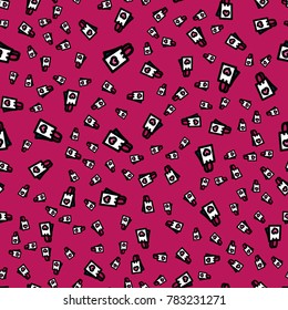 Pattern with hearts valentines day background. Hearts seamless pattern background, ideal for celebrations, wedding invitation, mothers day and valentines day. 