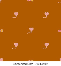 Pattern with hearts valentines day background. Hearts seamless pattern background, ideal for celebrations, wedding invitation, mothers day and valentines day. 