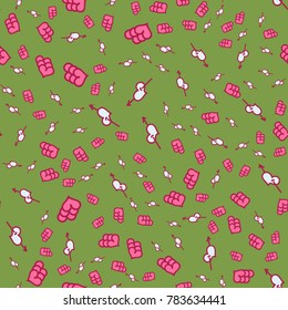 Pattern with hearts valentines day background. Hearts seamless pattern background, ideal for celebrations, wedding invitation, mothers day and valentines day. 