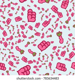 Pattern with hearts valentines day background. Hearts seamless pattern background, ideal for celebrations, wedding invitation, mothers day and valentines day. 