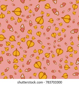 Pattern with hearts valentines day background. Hearts seamless pattern background, ideal for celebrations, wedding invitation, mothers day and valentines day. 