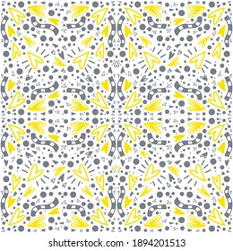 Pattern with hearts for valentines day. Vector seamless pattern