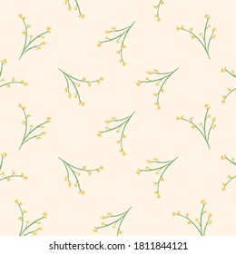 plantas de floración herbácea. flores florecientes.ilustración vectorial.