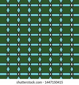 Pattern of hexagon dark green and light green color