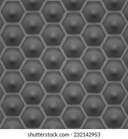 a pattern of hexagons. vector illustration