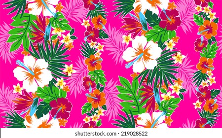 pattern of Hibiscus