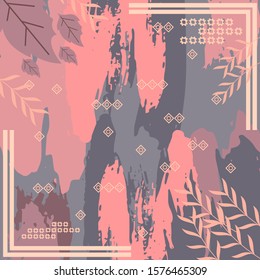 Pattern of hijab motif design with abstract design. pastel color. Silk scarf pattern vector design inspiration