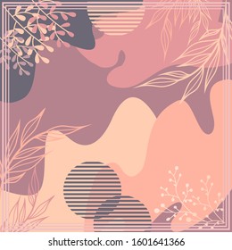Pattern of hijab motif design with abstract design. pastel color. Silk scarf pattern vector design inspiration