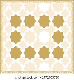 Pattern of hijab motif design with abstract foliage design. Silk scarf pattern vector design inspiration