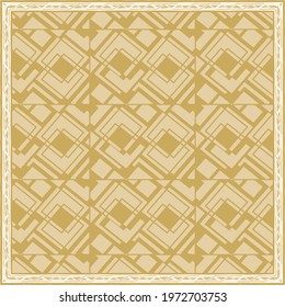 Pattern of hijab motif design with abstract foliage design. Silk scarf pattern vector design inspiration