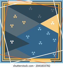 pattern of hijab motif design with abstract design. Silk scarf pattern vector design inspiration