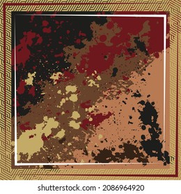 pattern of hijab motif design with abstract design. Silk scarf pattern vector design inspiration