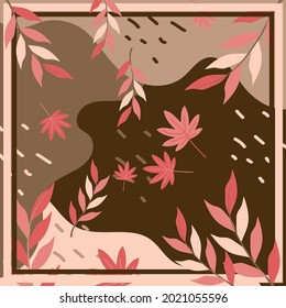 pattern of hijab motif design with floar design. Silk scarf pattern vector design inspiration