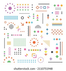 Pattern hipster abstract vector illustration. Form geometric line shapes. Fashion style design concept.