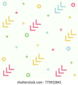 Pattern hipster abstract vector illustration. Form geometric line shapes. Fashion style design concept.