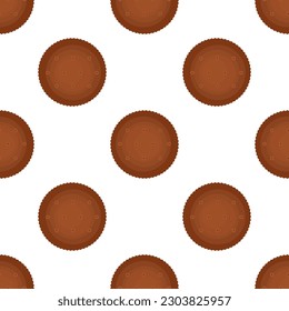 Patrón galleta casera de diferente gusto en bizcocho pastelero, galleta patrón consisten en la galleta de la comida colectable natural sabrosa bizcocho de pastelería accesorio, bizcocho patrón desde galletas dulces hasta el desayuno