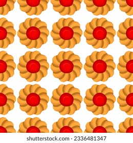 Pattern hausgemachte Kekse unterschiedlichen Geschmack in Backwaren, Muster Kekse bestehen aus kollektiven natürlichen Geschmack leckeren Backwaren es Teigwaren Accessoire, Muster Gebäck vom süßen Keks bis zum Frühstück