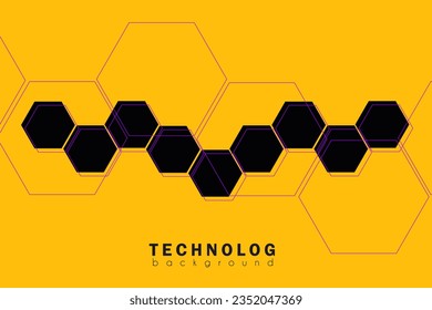 Pattern Honeycomb for Banner, Cover, Poster, Website, Placard, Advertising. 3D Abstract Background Science Hexagon for Dna, Atom, Neurons. Vector illustration