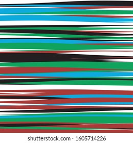 pattern with horizontal colored lines