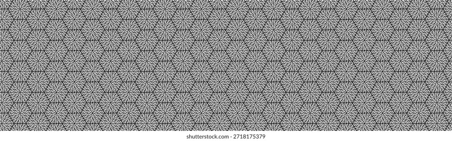 Padrão, design horizontal, fundo cúbico abstrato, quadrados, cubo em um cubo, tesseract, gráficos vetoriais em preto e branco