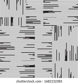 pattern with horizontal and vertical black bands