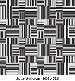 pattern with horizontal and vertical black bands